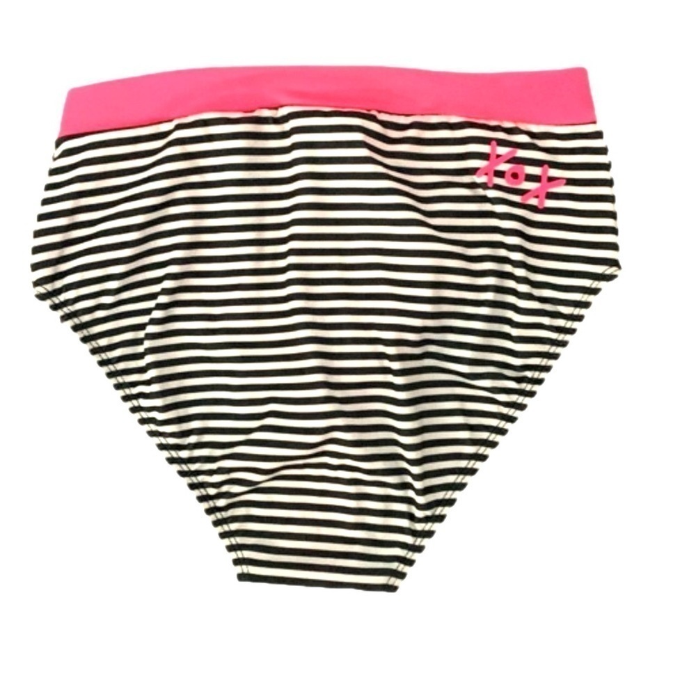 Betsey Johnson Capezio NWT Swimsuit Bottom, Size S, Black White & Pink - Picture 2 of 7